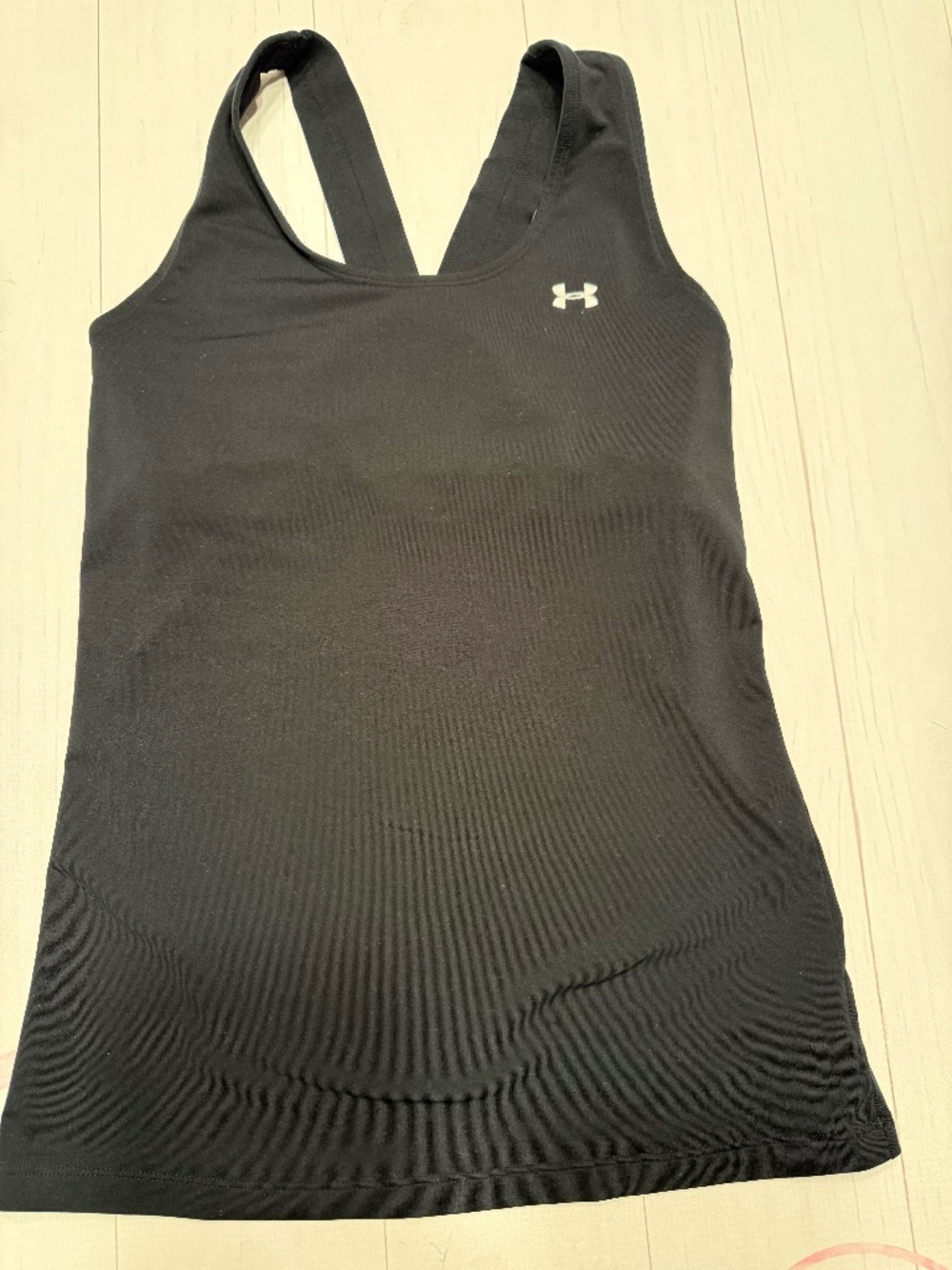 Under Armour Black Heat Gear Racerback Tank Size S
